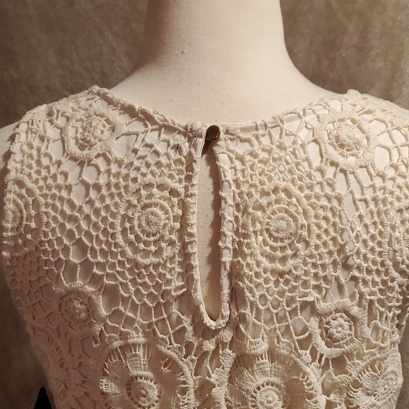 NWT City Triangles Ivory Romper Junior's Small New - Picture 7 of 8